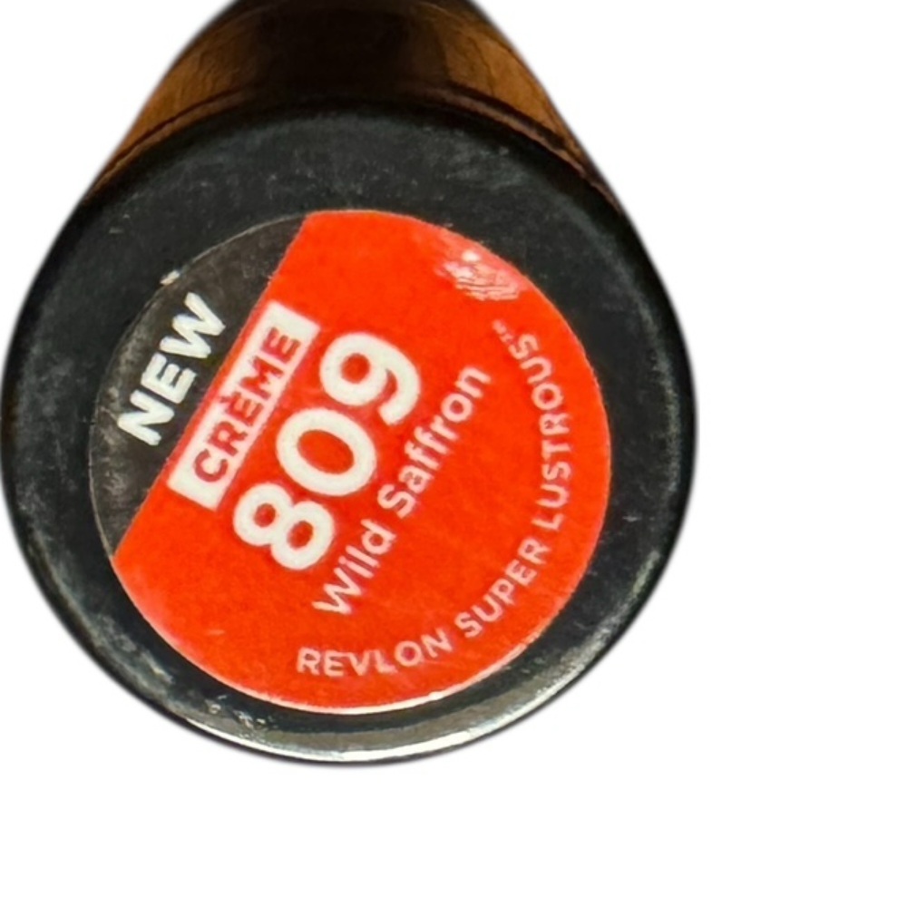 REVLON Red Wild Saffron Super Lustrous Creme Lipstick New - Picture 2 of 9